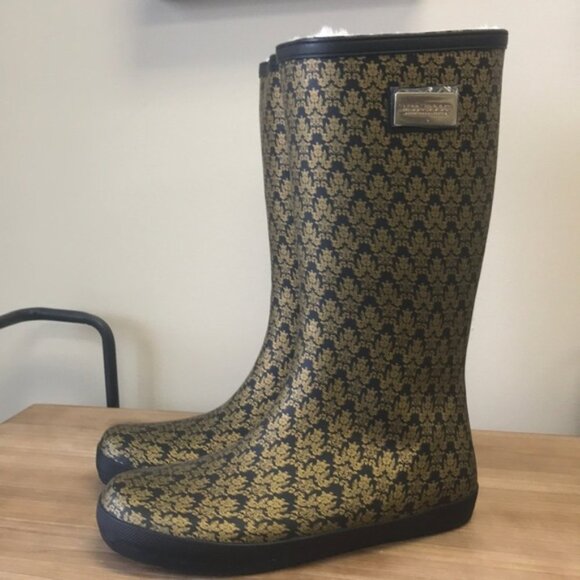 MoovBoot Wonderland Tall Rubber/Sheepskin Boot - Picture 2 of 6